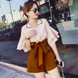 Nueva moda de verano Tallas grandes Conjuntos para mujer Traje para mujer Traje de dos piezas Conjunto top y pantalones Chándal Mujer Conjunto de 2 piezas para mujer